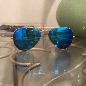 Ray ban blue flash lens aviators